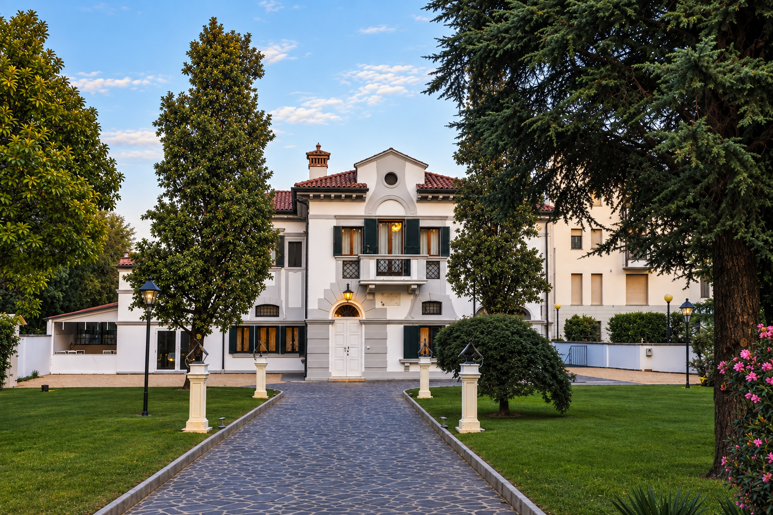 Villa con giardino